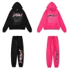 Sweat à capuche Spider Mens Pinkes Sweins Spider Tracks Tracks Suit Pantalons de survêtement Épaissines Terry Cloth High Street Tide Athleisure Sweatshirts en mousse de meilleure qualité 47