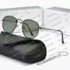 2024 Nya klassiska polariserade solglasögon för kvinnor Designer Alloy Metal Polaroid HD Hemperat Glass Lens Retro Sun Glasses UV400