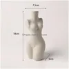 Outras artes e artesanato vasos corpo humano estilo arte vaso silencioso vento cerâmico scpture branco primitivo embrião órgão floral ins els home dhqbk