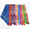 Serviette européenne et américaine pure cravate en coton teint fleur de cajou fleur Paisley foulard magique masque de danse de rue de cyclisme en plein air en stock foulards carrés Dhm59