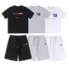 Tasarımcı Tasarımcılar Tshirts Trailtsits T Shirt Tasarımcı Nakış Mektubu Lüks Siyah Beyaz Gri Gökkuşağı Renkli Yaz Sporları Kısa Kollu İlkbahar Yaz Gelgit Me