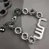 Designer miuimiui Bracciale Miu Lettera Miu Collana con zirconi in cristallo incrostato di diamanti Moda personalizzata Sensazione avanzata Bracciale regolabile con diamanti pieni