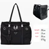 Dog Carrier Black Pomeranian Maltese Small Body Dog Totes Cat Carrying Bag Waterproof Backpack Pet Outing Bag With Fashion Letters Large Size
