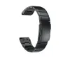 Kedja 22 22 20mm Watchband Strap for Garmin Fenix ​​5x 5 5S 3 3HR D2 S60 GPS Titta på snabb frigöring av rostfritt stålbandshandband band