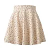 Юбки Весна-Осень, модная повседневная плиссированная однотонная шифоновая юбка с высокой талией на молнии Y2k, невидимая универсальная сексуальная женская желтая юбка-зонтик