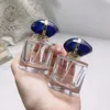 5pcslot 30ML Transparent Perfume Bottles Portable Spray Glass Bottle With Sapphire Cap Cosmetic Container Travel Atomizer 240220