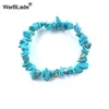 10 pièces Bracelet en pierre gemme naturelle irrégulière Quartz Stretch puce perles pépites améthyste Bracelets Bracelets femmes cristal Bracelet 240219