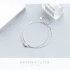 Stränge modian neu Luminous Clear CZ Doppelschicht Armband für Frauen 925 Sterling Silber Minimalismus Armband Feinschmuckzubehör