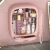 Depolama Kutuları Duvar Asma Makyaj Kutusu Çekmece Tipi Banyo Organizatör Abs Plastik Şeffaf Toz Geçirmez Kozmetikler