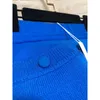 Saias de designer novo outono inverno luxo cashmere lã mistura midi lápis de malha mulheres cintura alta botão bolsos saia vintage designer2qlm