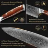 Keukenmessen XINZUO 8,5 inch chef-kokmessen High Carbon Chinese VG10 67-laags Damascus keukenmes Roestvrij staal Gyuto-mes Palissander handvat Q240226