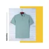 Herren Polos Kurzarm T-Shirt Modisches bedrucktes Hemd Sommer Neues Business Casual Revers Große und einfache Herrenbekleidung Drop Deliv Otxnq