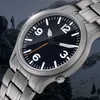 Weitere Uhren BERNY Titan-Herrenuhr, leichte Sport-Quarzuhr, Titan-Armband, Saphirglas, leuchtende 5ATM-wasserdichte Uhr J240226