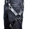 Ceintures Sexy Hommes Goth Pastel Pu Cuir Jarretière Ceinture Taille Sangles Harnais Bondage Jambe Bretelles Pour Jeans Pantalons Accessoires292y