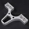 Hunting Slingshots New Alloy Multifunctional Slingshot Head 40mm Large Support Head Long Pole Slingshot Accessories YQ240226