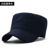 Caps Big Head Man Großgröße reine Baumwollarmee Flat Cap Outdoor Baseball Cap Sommer Polyester Plus Größe Militärhut 5560 cm 6065 cm