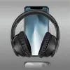 Cuffie Cuffie senza fili Trasmissione da 20 metri Auricolare Bluetooth Pieghevole Grande paraorecchie Casco 10 ore Stereo Bass Auricolare con microfono