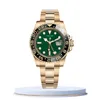 Relógio masculino relógios de cerâmica relógio automático de alta qualidade Winding Sapphire 40 mm movimento relógio relógio luminoso de luxo 904L pulseira de fivela dobrável de aço inoxidável