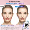 Appareils 4IN1 électrique Guasha masseur Facial chauffage vibrant outil de grattage du visage antirides Double menton peau dispositif de levage du visage