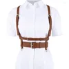 Gürtel 2022 Mode Sexy Punk Faux Leder Harness Körper Taille Gürtel Für Frauen Handgemachte Riemen Suspender283r