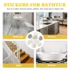 Bath Mats 1 Set Adhesive Nonslip Stickers Decorative Floor Decal Bathtub Sticker Anti-skid