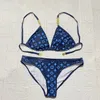 Kobiety bikini kontrast kolor bikini designerka stroje kąpielowe kostium kąpielowe projektanty damskie stroje kąpielowe projektant seksowne bikini dwupiętroczkowe modelu stroju kąpielowego p100 P100