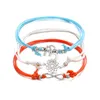 Fußkettchen 3 teile/satz Unendliche Anhänger Om Yoga Fußkettchen Fußkette Für Frau Sommer Armband Blume Charme 3 Farbe Seil Geflochtene Ank Dhgarden Dhy1L