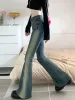 Jeans Skinny Flare jean femmes Vintage Chic Harajuku mode coréenne Ins Simple Hotsweet Y2k collège filles printemps Streetwear taille haute