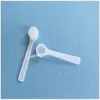 0 5g gram 1ML Plastic Scoop PP Spoon Measuring Tool for Liquid medical milk powder - 200pcs lot OP1002294e