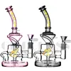 Recycler Bongs Water pipe Dab rig Vortex Effect Wax Bong Glass Pipes Heady Tornado Pipes Oil rigs Hookah with Bowl Quartz Banger