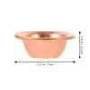 Servis uppsättningar 2 datorer Retro Decor Water Leder Bowl Vintage Worship Cup Copper Yoga Meditation Decorative Offer Offer