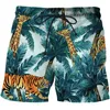 Shorts pour hommes Homme Tigre Girafe Natation Animal Abstraction Mode Casual Hommes Vêtements Trunks Été 3D Imprimer