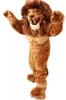 Costume de mascotte de Lion amical, taille adulte, Animal sauvage, mâle, roi Lion, fête de carnaval, 2025