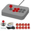 Joysticks Arcade Joystick DIY Kit Zero Delay Arcade DIY Kit DIY Arcade Game Button e Joystick Controller Kit para Arcade Stick PC Games M