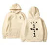 Hip Hop Hood Bluzy Cactus Jack Swag Print Zabawne mężczyzn z kapturem sweter swobodny Trui harajuku5228175