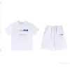 デザイナーデザインエルマンTシャツトラックスーツTシャツデザイナー刺繍レターラグジュアリーブラックホワイトグレーレインボーカラー夏スポーツ春の夏の潮。