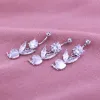 Rings Hypoallergenic 925 Sterling Silver Rabbit Navel Piercing Belly Button Rings Cute Animal Zircon Body Jewelry Women Men Gift