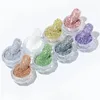 Nail Glitter 1Box Shiny Diamond Acrylic Powder Dust Laser Holographic Reflective Pigment Art Manicure Decorations