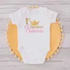 Abiti coordinati per la famiglia 1° compleanno Principessa Abiti coordinati per la famiglia Compleanno per ragazze Festa Padre Figlio Madre e figlia Camicie Stampa corona Top Regali