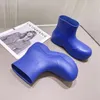 Puddle Designer Botas de Chuva Luxo Marca Mulheres Homens Plataforma Doce Cor À Prova D 'Água Bota De Borracha Tornozelo Sneaker Grama Andando Chuva Lazer Sola Grossa