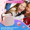 Högtalare Mini Karaoke Machine för barn, bärbar Bluetooth -högtalare med trådlös mikrofon, musikspelare Toys Gifts for Boys Girls