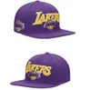Los Angeles "Lakers" Boll Caps Casquette 2023-24 Unisex Fashion Cotton Baseball Cap Snapback Hat Män kvinnor Sun Hat Embroidery Spring Summer Cap grossist A24