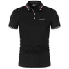 Designer Mens Polo Shirt Luxury Hugo Letter Casual Short Sleeve Boss Men mode Lovar Lapel Half Clothing T-shirt Högkvalitativ t hög kvalitet437986