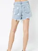 Damen-Shorts, Vintage-Stil, zerrissene Jeans, hohe Taille, Mädchen-Denim, weiblich, Sommer, schick, Streetwear, stilvoll, sexy