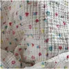 Couvertures Swaddling Baby Mousseline Squares Couverture Coton Né Hiver Enfants Plaid sur le lit Couche-couche Bain Drop Livraison Enfants Matern DH1E6