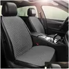 Housses de siège de voiture Ers Lin ER Protecteur Lin Avant Coussin arrière Coussin de protection Tapis Dossier pour camion intérieur Suv Van Drop Delive Otnev