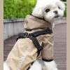 Raincoats Pet Hooded Raincoat Dog Clothes Reflective Strip Allinclusive Waterproof Rain Cape Outdoor Breathable Dog and Cats Clothes