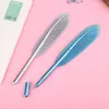 Mr.paper 5 Design Feather Shape Stra Vintage Creative Metallic Color Gel Office Supplies Coréen Parellerie mignonne