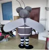 2024 volwassen grootte Mosquito mascottekostuum Halloween kerst stripfiguur outfits pak reclame folders kleding
