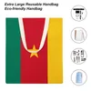 Einkaufstaschen, Kamerun-Flagge, Minirock, Kamerun-Kleid, Leinentasche, lustige Neuheit, großer Martin-Rucksack, Vintage, lässige Grafik-Tragetaschen